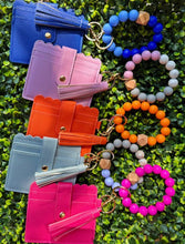 Load image into Gallery viewer, Beaded ID holder wristlet
