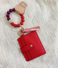 Load image into Gallery viewer, Beaded ID holder wristlet
