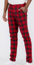 Load image into Gallery viewer, Men Plaid Pants
