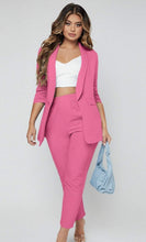 Load image into Gallery viewer, Open Front Blazer Suit
