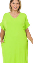Load image into Gallery viewer, Plus Size Pocket Dress
